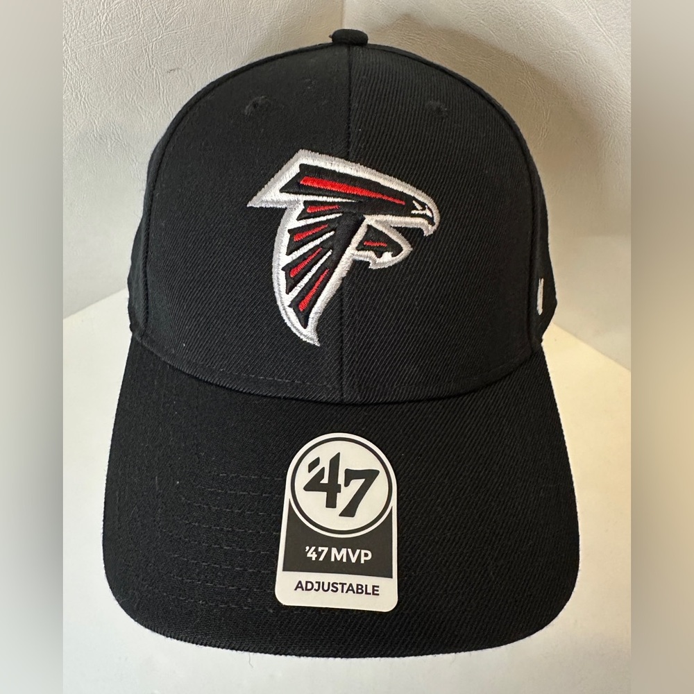 New Men's '47 Black Atlanta Falcons Adjustable Hat Cap NWT Unisex